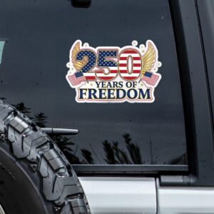 250 Years Of Freedom Car Window Decal Sticker TH10 896751