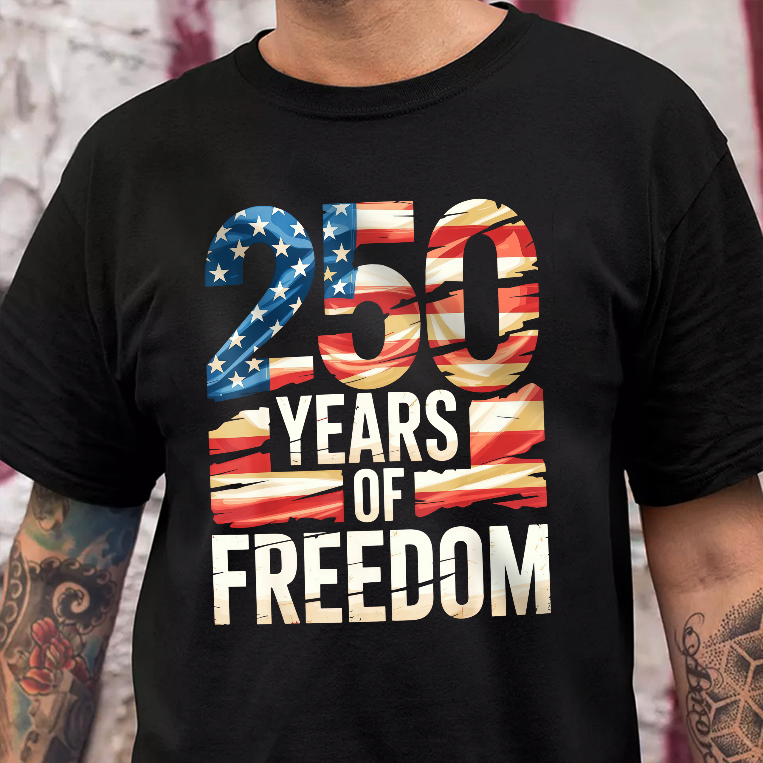 250 Years Of Freedom Front Shirt TH10 896011 - Image 7