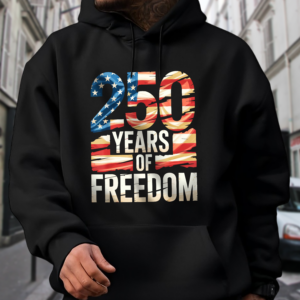 Alternative view of 250 Years Of Freedom Front Shirt TH10 896011