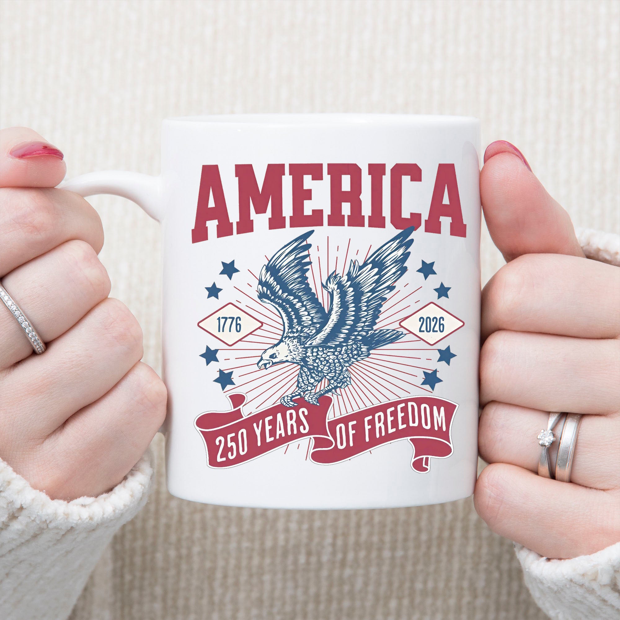 250 Years Of Freedom Mug | Happy 250th Birthday USA | America 250th Anniversary Mug | Patriotic Bald Eagle White Mug Accent Mug 682586 - Image 23
