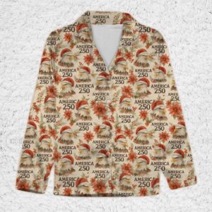 Alternative view of 250 Years of Freedom Pajama Set | America 250th Anniversary Patriotic Sleepwear | USA Independence Day Lounge Set 683538