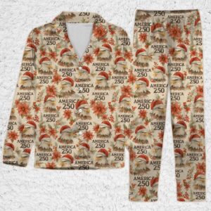 250 Years of Freedom Pajama Set | America 250th Anniversary Patriotic Sleepwear | USA Independence Day Lounge Set 683538