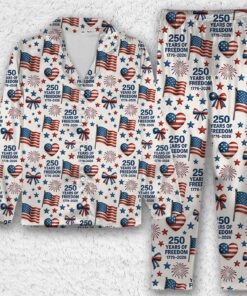 250 Years of Freedom Pajamas | Patriotic 1776-2026 Pajamas | Happy 250th Birthday Pajamas for Christmas