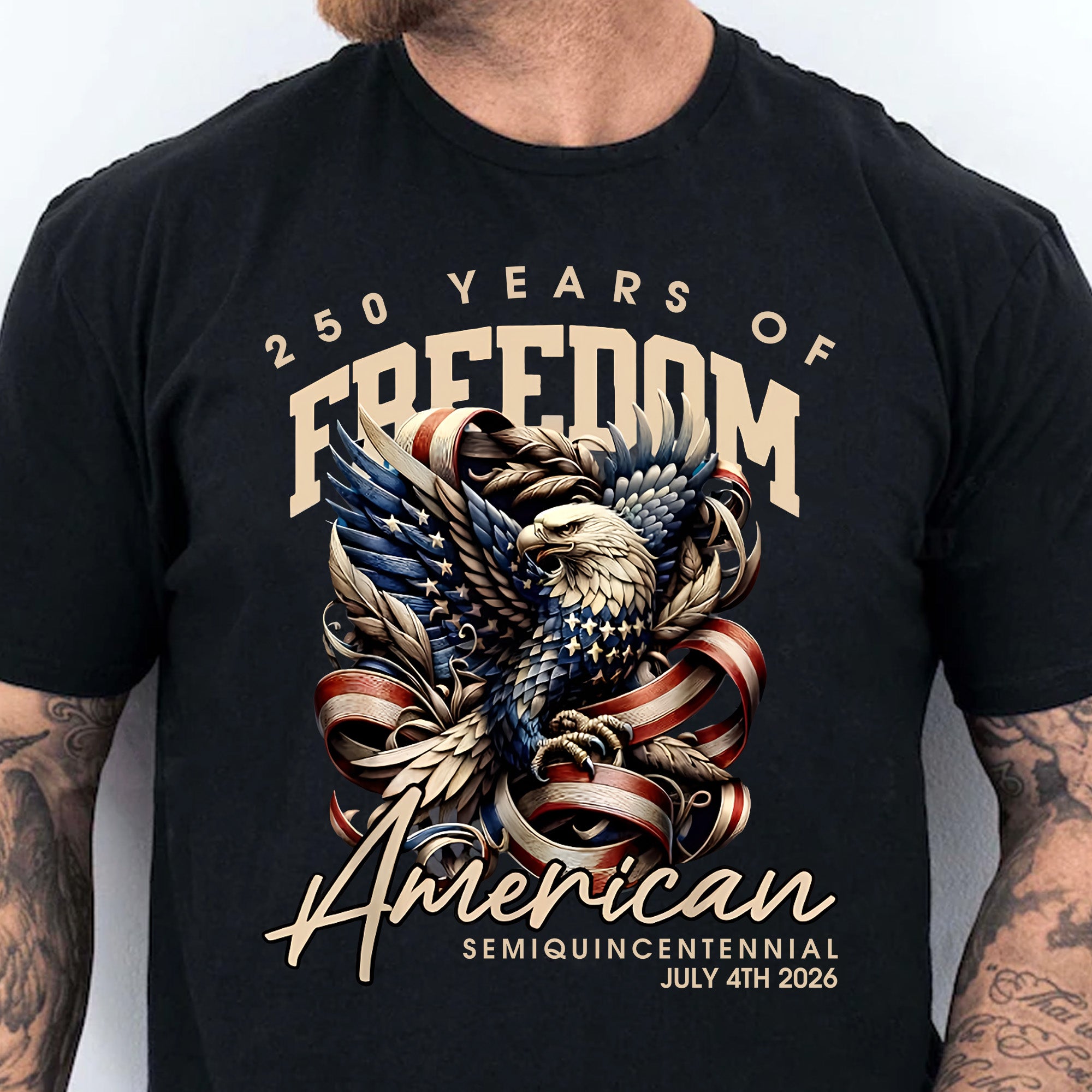 250 Years Of Freedom Shirt | Happy 250th Birthday USA Shirt | America 250th Anniversary Tee | American Semiquincentennial 4th Of July T-Shirt 682536 - Image 13