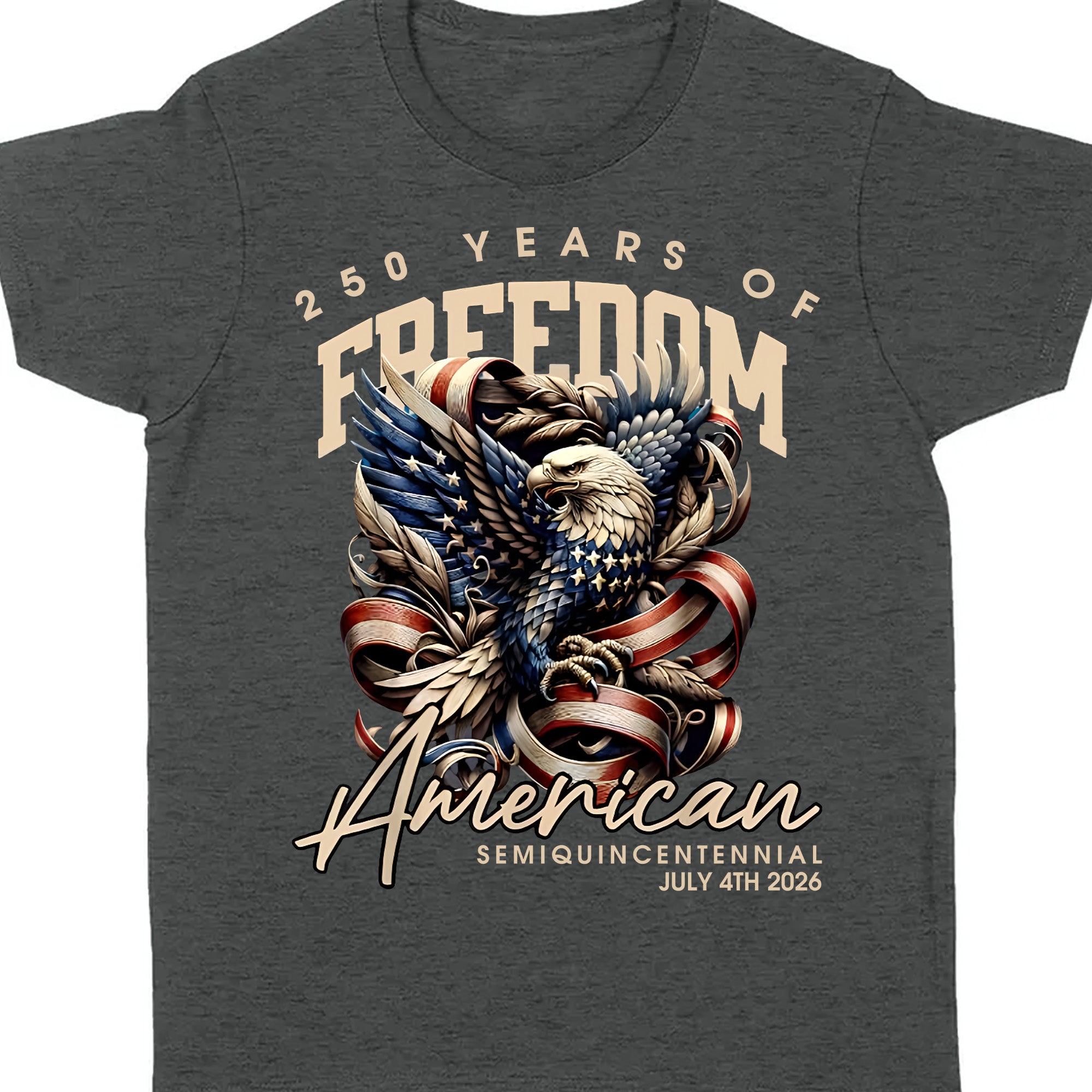 250 Years Of Freedom Shirt | Happy 250th Birthday USA Shirt | America 250th Anniversary Tee | American Semiquincentennial 4th Of July T-Shirt 682536 - Image 9