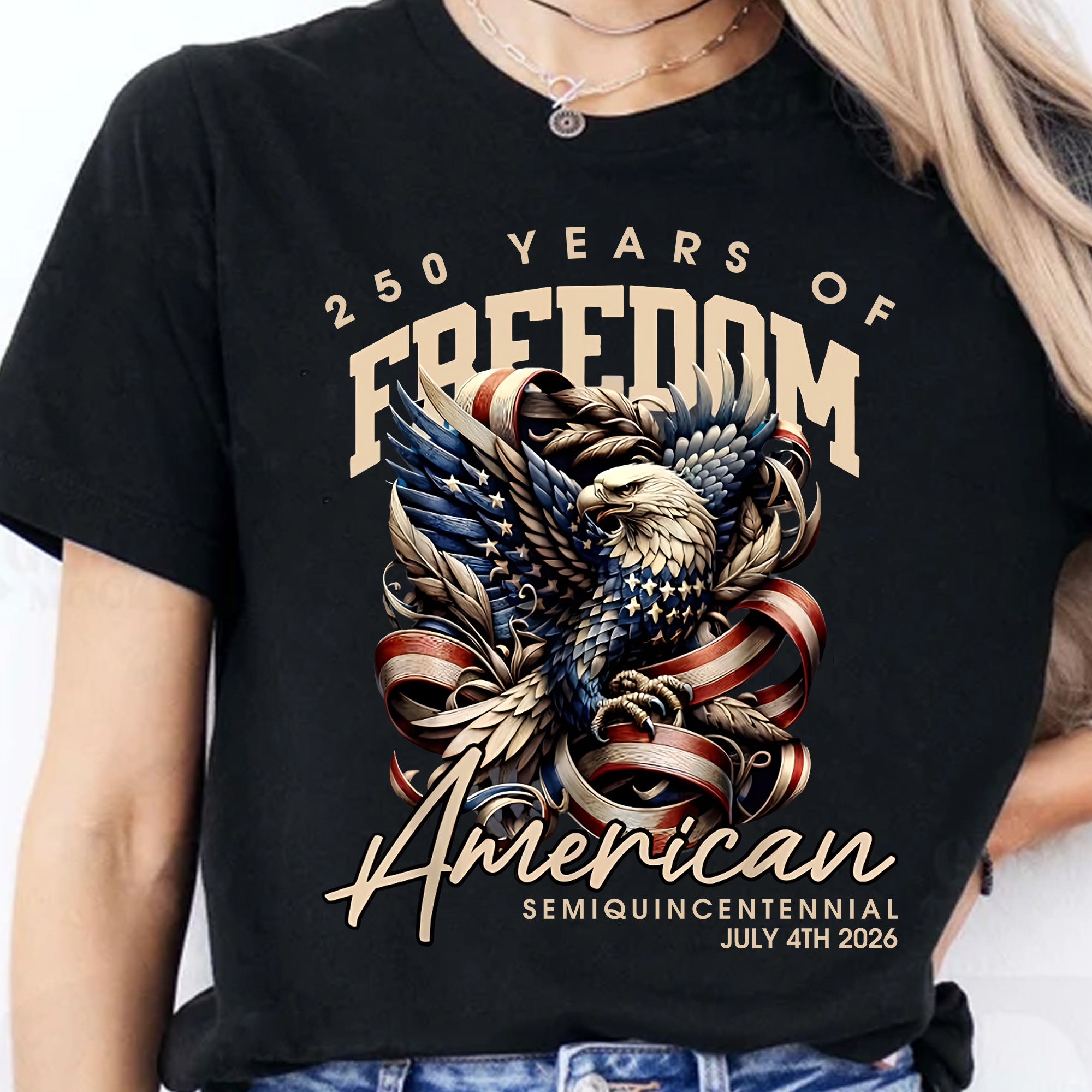 250 Years Of Freedom Shirt | Happy 250th Birthday USA Shirt | America 250th Anniversary Tee | American Semiquincentennial 4th Of July T-Shirt 682536 - Image 7