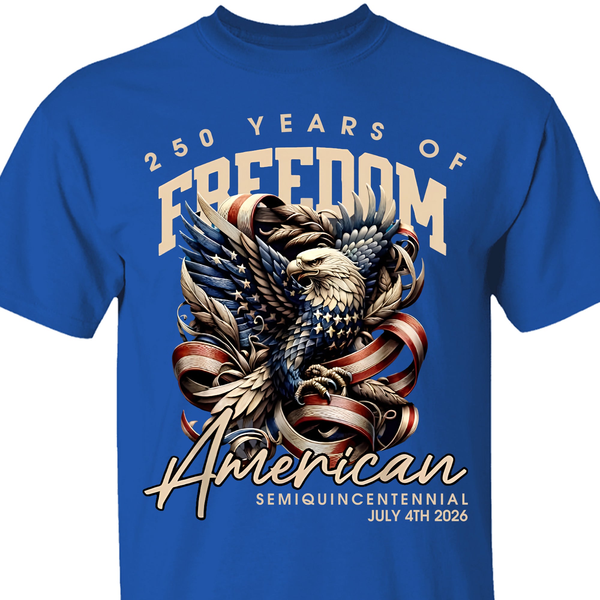 250 Years Of Freedom Shirt | Happy 250th Birthday USA Shirt | America 250th Anniversary Tee | American Semiquincentennial 4th Of July T-Shirt 682536 - Image 5