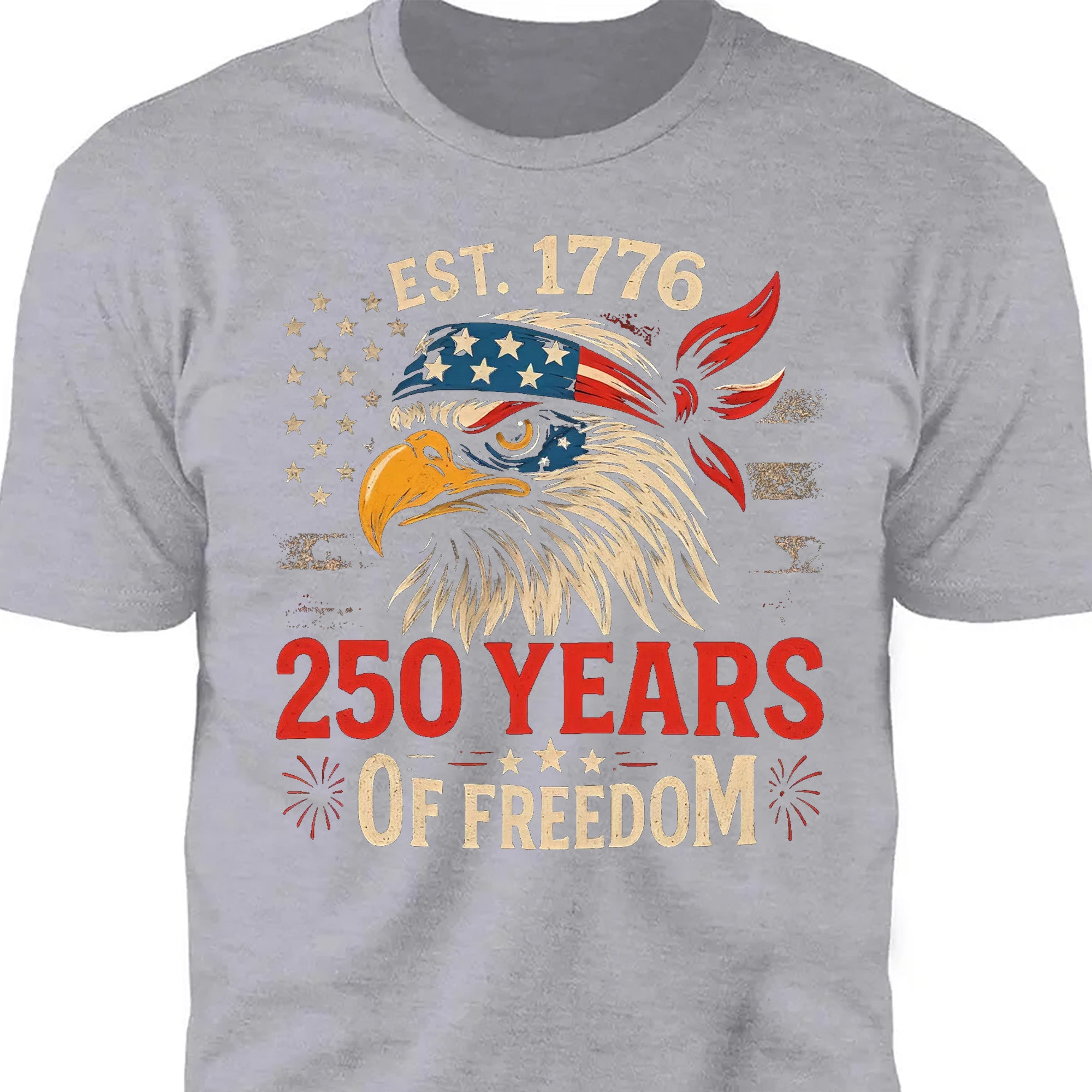 250 Years Of Freedom Shirt | Happy 250th Birthday USA Shirt | America 250th Anniversary Tee | US Flag Vintage Style T-Shirt 682533 - Image 14
