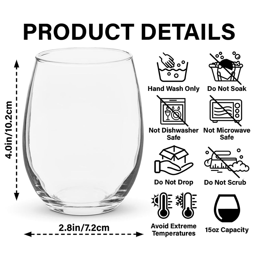 250 Years Of Freedom Since 1776 USA Bald Eagle America Flag Wine Glass HA75 897378 - Image 7