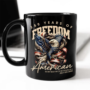 Alternative view of 250 Years Of Freedome America Black Mug TH10 894537