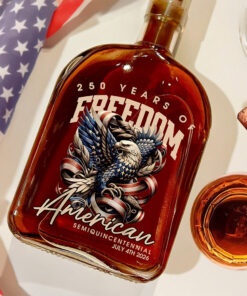 Alternative view of 250 Years Of Freedome America Whiskey Bottle