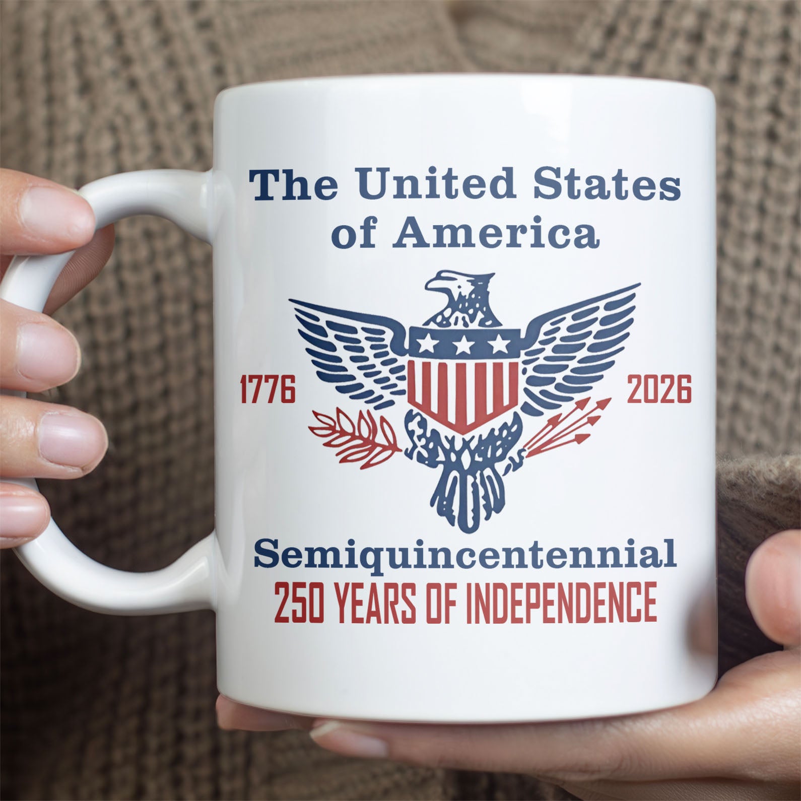 250 Years of Independence Mug | Happy 250th Birthday USA Mug | America 250th Anniversary White Mug Accent Mug 682595 - Image 10