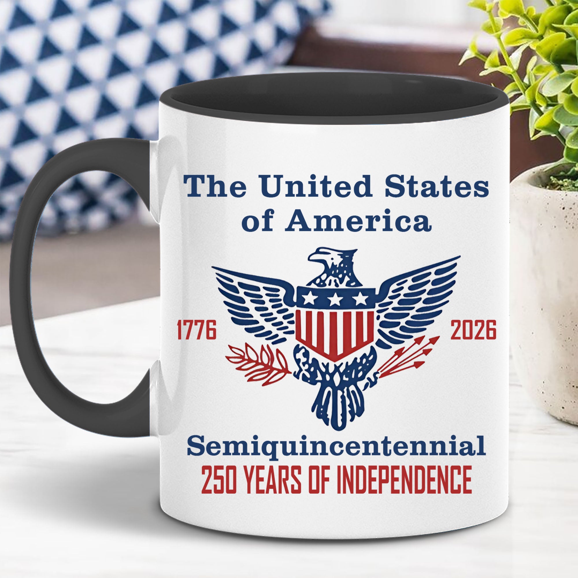 250 Years of Independence Mug | Happy 250th Birthday USA Mug | America 250th Anniversary White Mug Accent Mug 682595 - Image 5