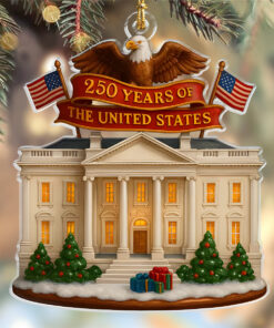 Alternative view of 250 Years Of The US Acrylic Ornament