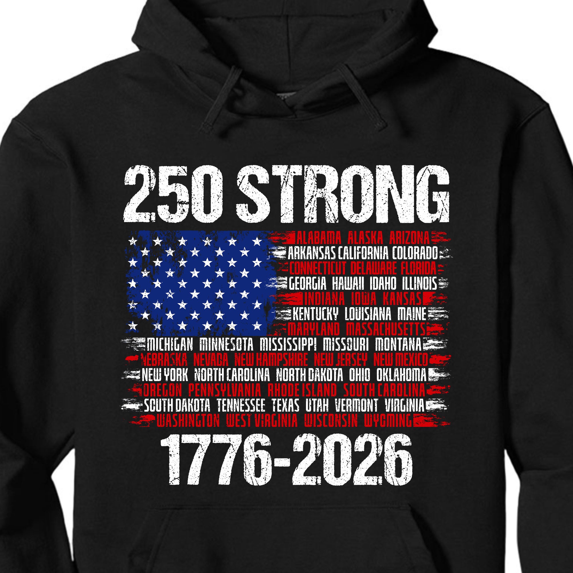 250 Years Strong 1776-2026 Shirt | Happy 250th Birthday USA | Patriotic 4th Of July Tee | America 250th Anniversary | Independence Day Shirt 682544 - Image 11