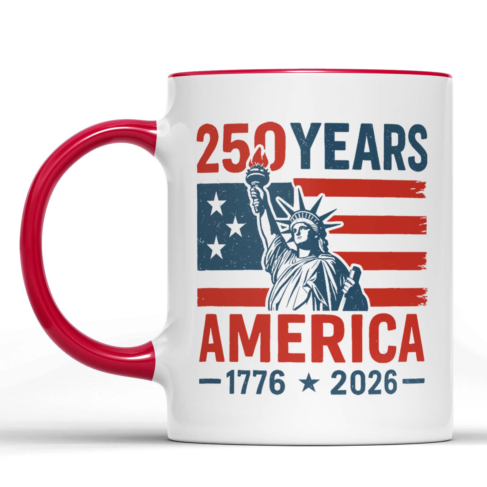 250 Years USA 1776-2026 Mug | Happy 250th Birthday USA | America 250th Anniversary | Independence Day White Mug Accent Mug 682492 - Image 4