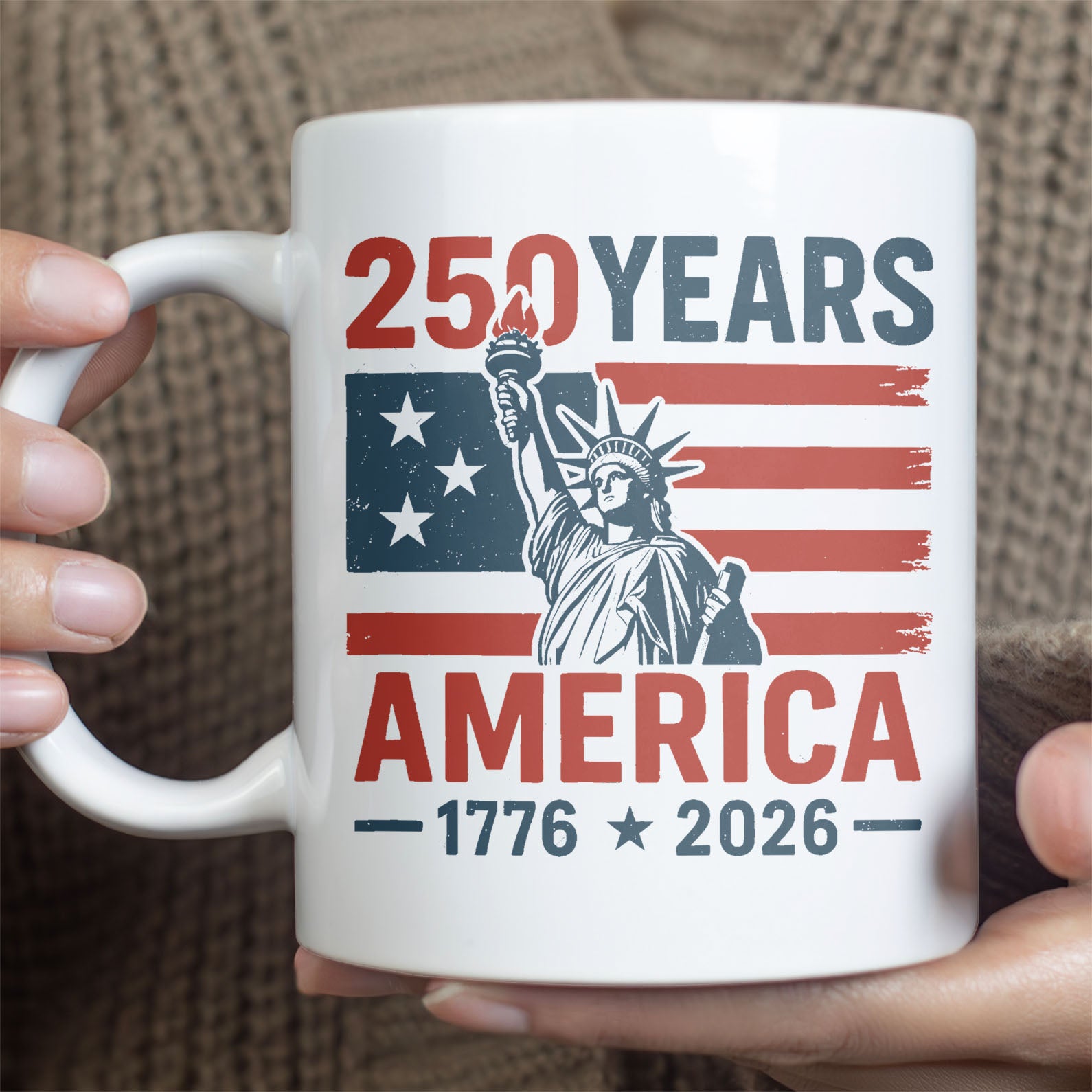 250 Years USA 1776-2026 Mug | Happy 250th Birthday USA | America 250th Anniversary | Independence Day White Mug Accent Mug 682492 - Image 3