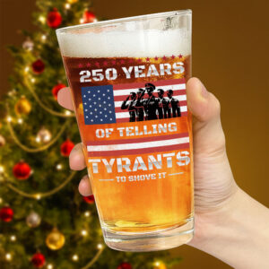 Alternative view of 250 Years USA 250th Anniversary America Celebration Beer Glass CH07 896748