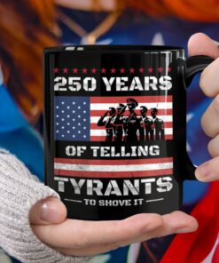 250 Years USA 250th Anniversary America Celebration Black Mug