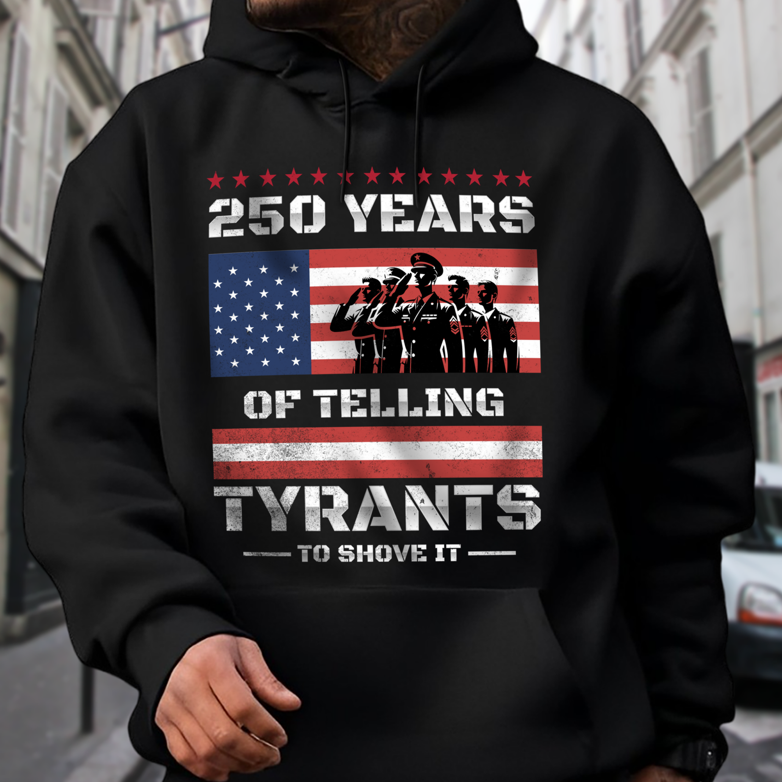 250 Years USA 250th Anniversary America Celebration Dark Shirt CH07 896696 - Image 4