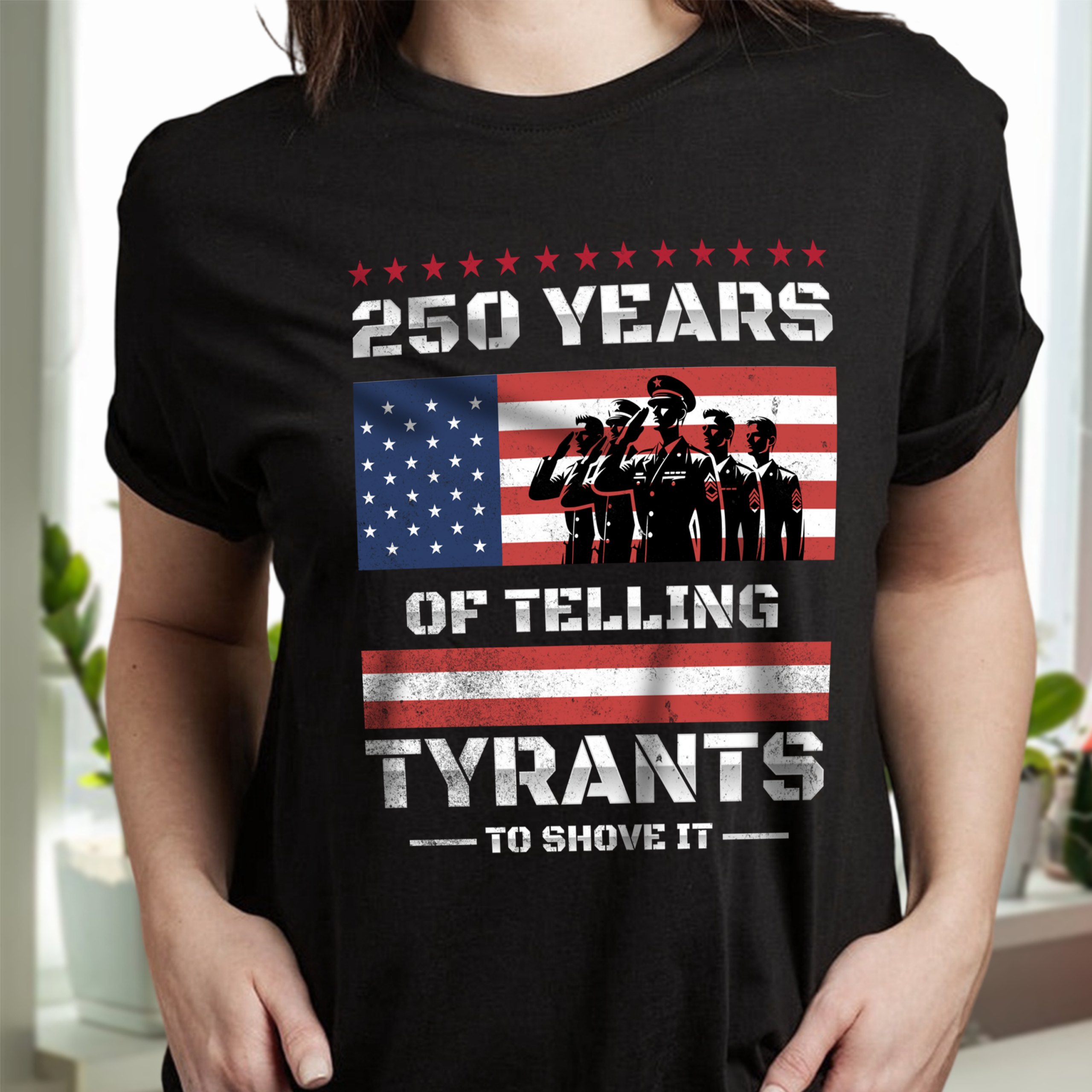 250 Years USA 250th Anniversary America Celebration Dark Shirt CH07 896696 - Image 5