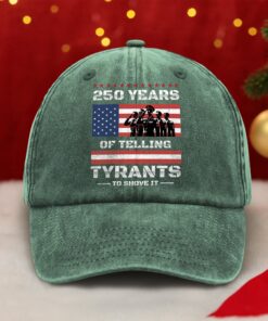 Alternative view of 250 Years USA 250th Anniversary America Celebration Washed Baseball Denim Cap