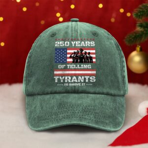 Alternative view of 250 Years USA 250th Anniversary America Celebration Washed Baseball Denim Cap CH07 896750