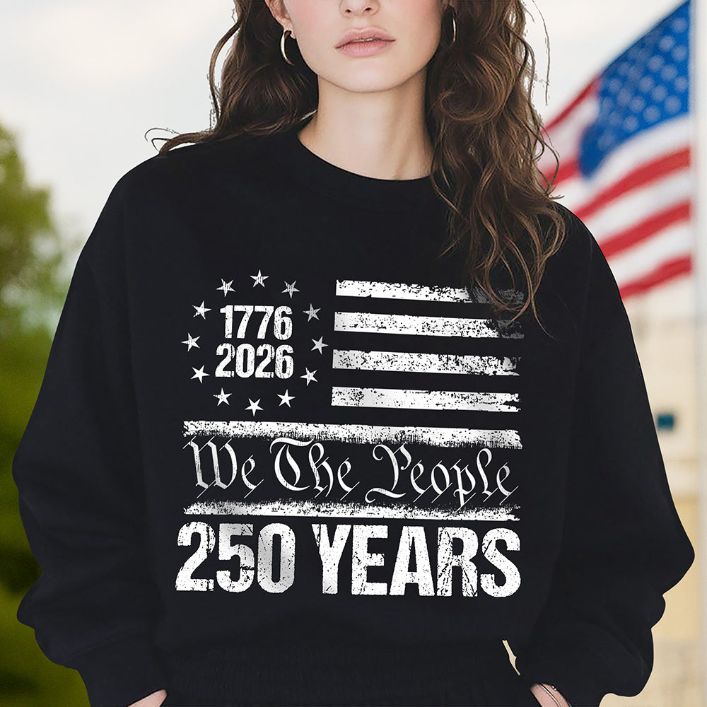 250 Years USA 250th Birthday 1776-2026 Eagle Flag Dark Shirt HO82 894566 - Image 4