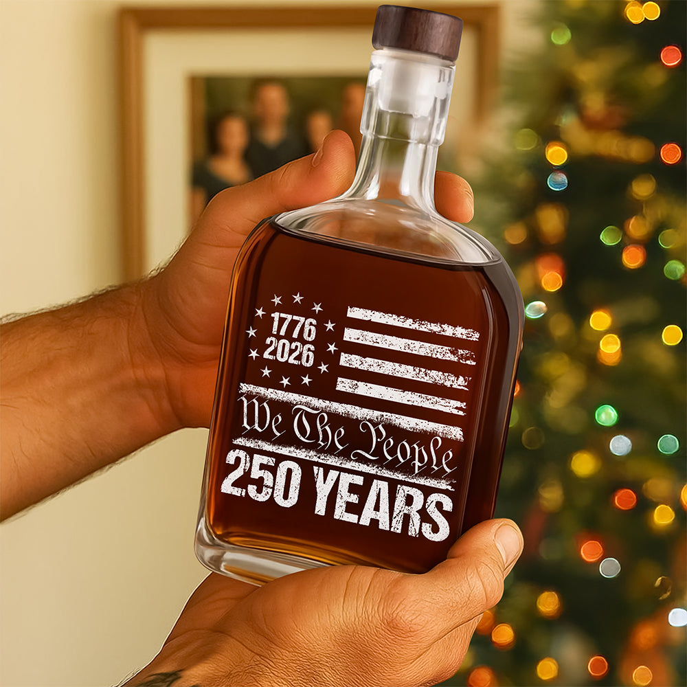 250 Years USA 250th Birthday 1776-2026 Eagle Flag Whiskey Bottle HO82 894574 - Image 3