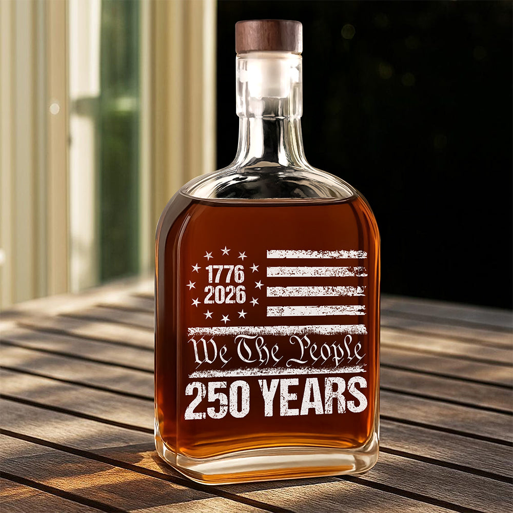 250 Years USA 250th Birthday 1776-2026 Eagle Flag Whiskey Bottle HO82 894574 - Image 5
