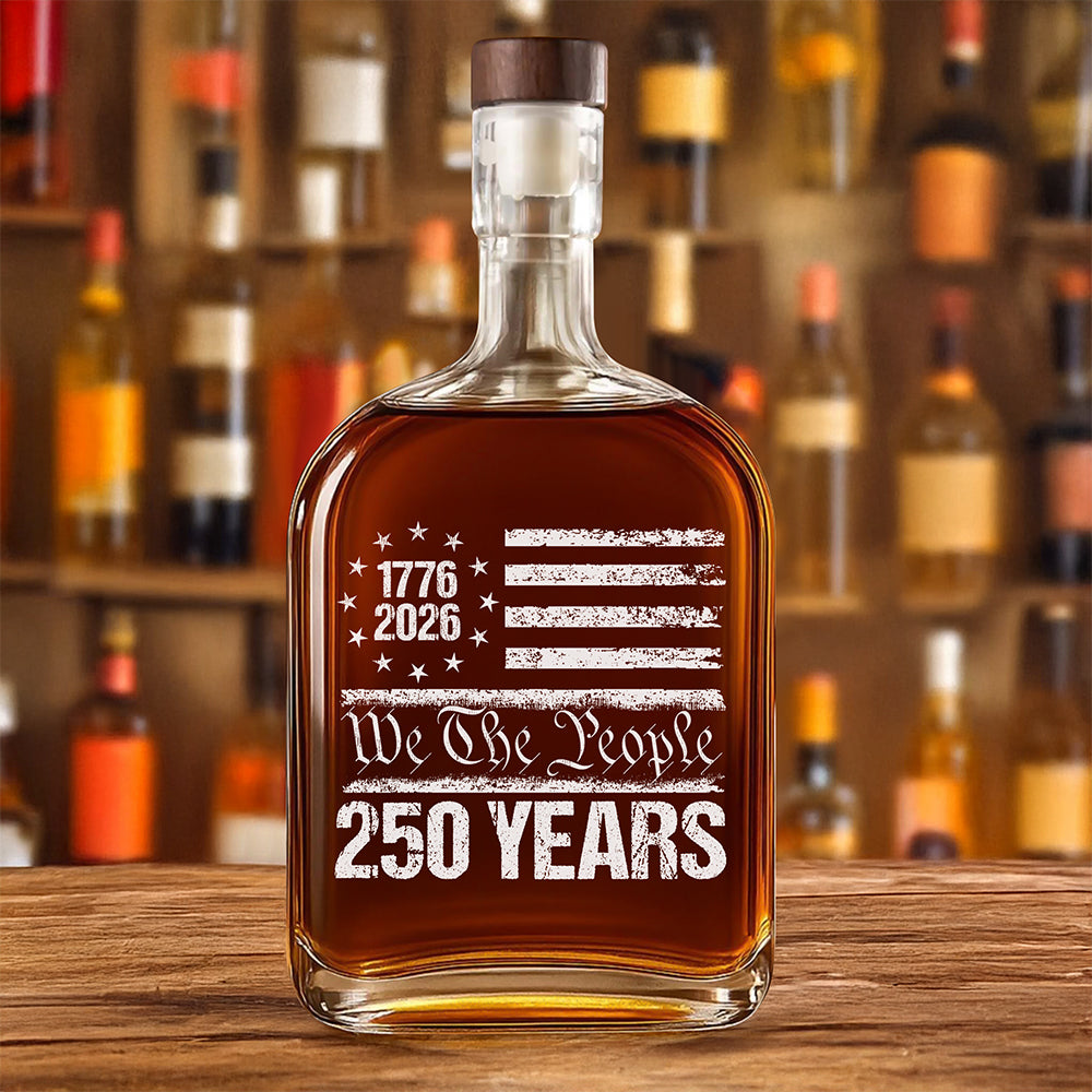 250 Years USA 250th Birthday 1776-2026 Eagle Flag Whiskey Bottle HO82 894574 - Image 4