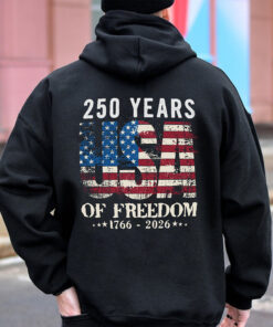 Alternative view of 250 Years USA Of Freedom Backside Shirt