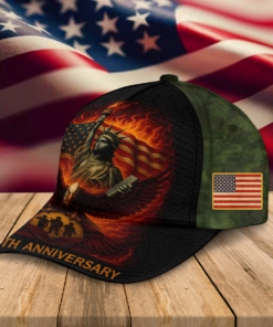 Alternative view of 250th Anniversary Liberty Eagle Patriotic USA Classic Cap