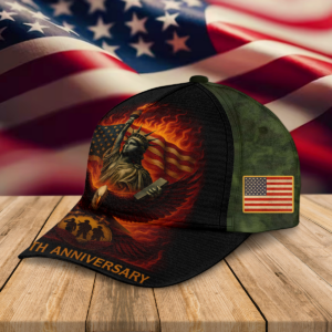 Alternative view of 250th Anniversary Liberty Eagle Patriotic USA Classic Cap HO82 900112