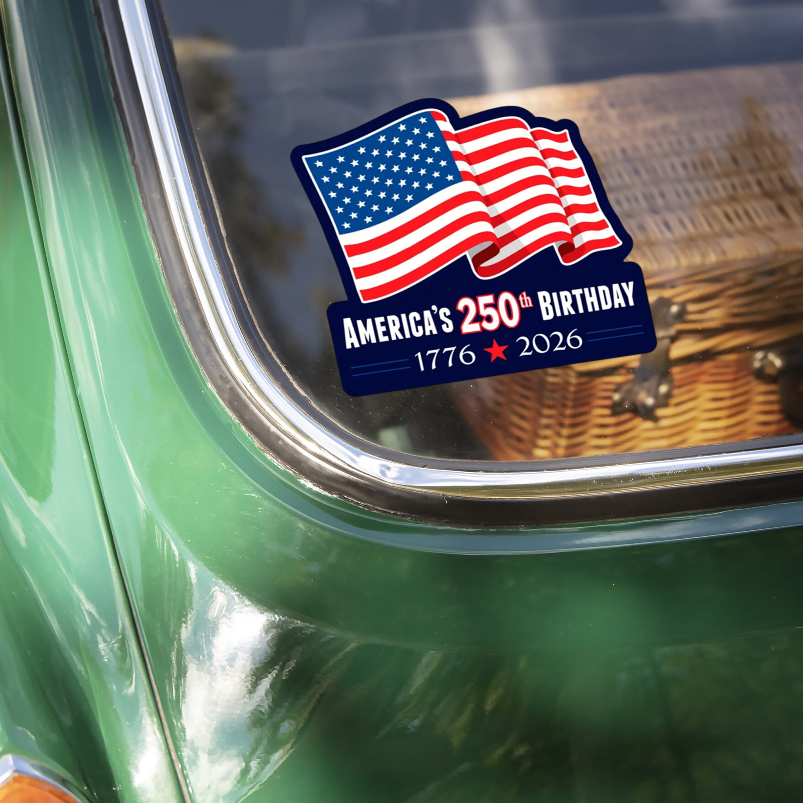 250th Birthday 1776-2026 Car Window Decal Sticker TH10 896749 - Image 4