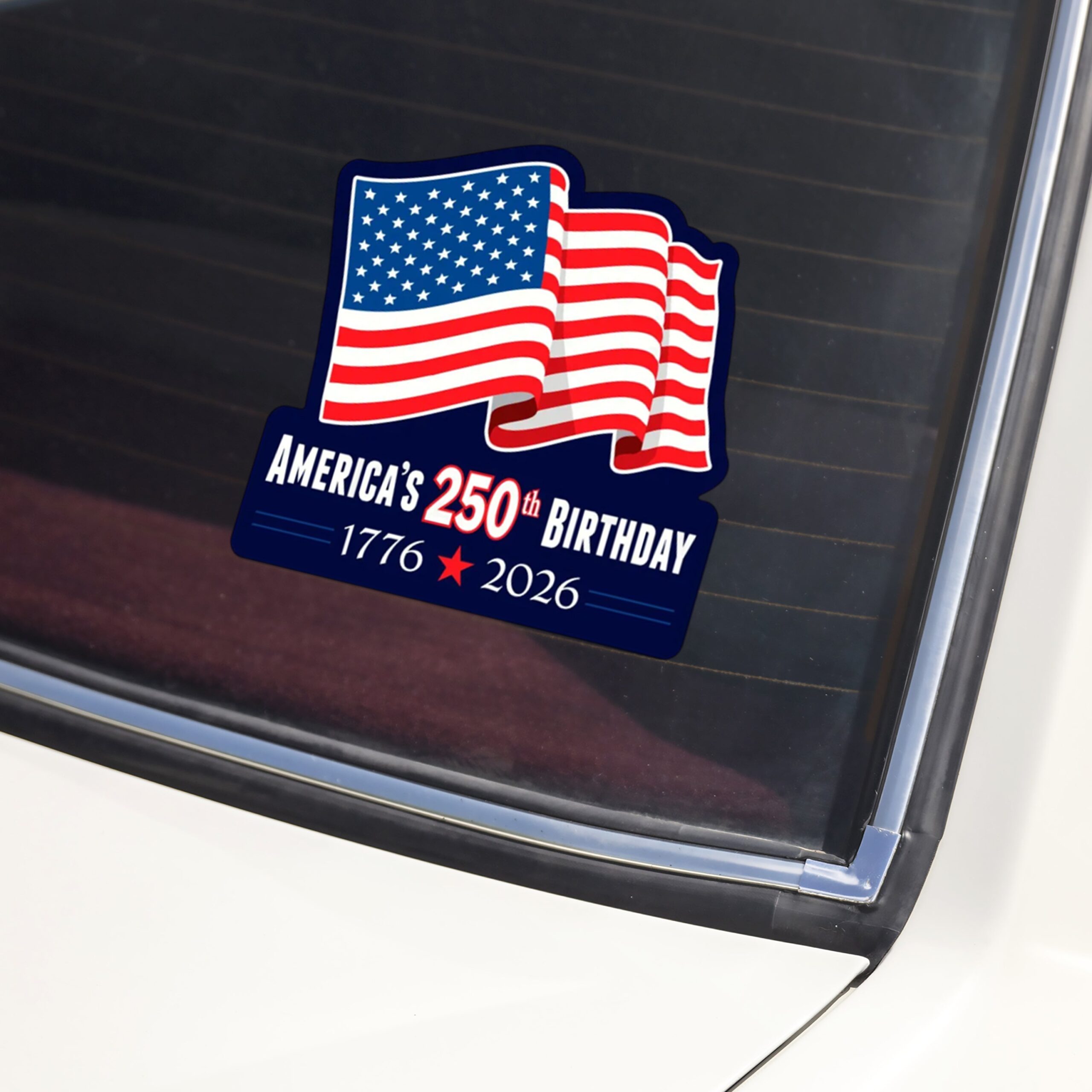 250th Birthday 1776-2026 Car Window Decal Sticker TH10 896749 - Image 2