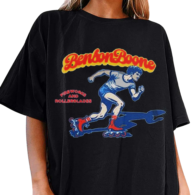 Benson Boone Shirt, Fireworks and Rollerblades T-Shirt, Beautiful Things, BB Tour Merch, BBoone Fan Shirt - Image 3