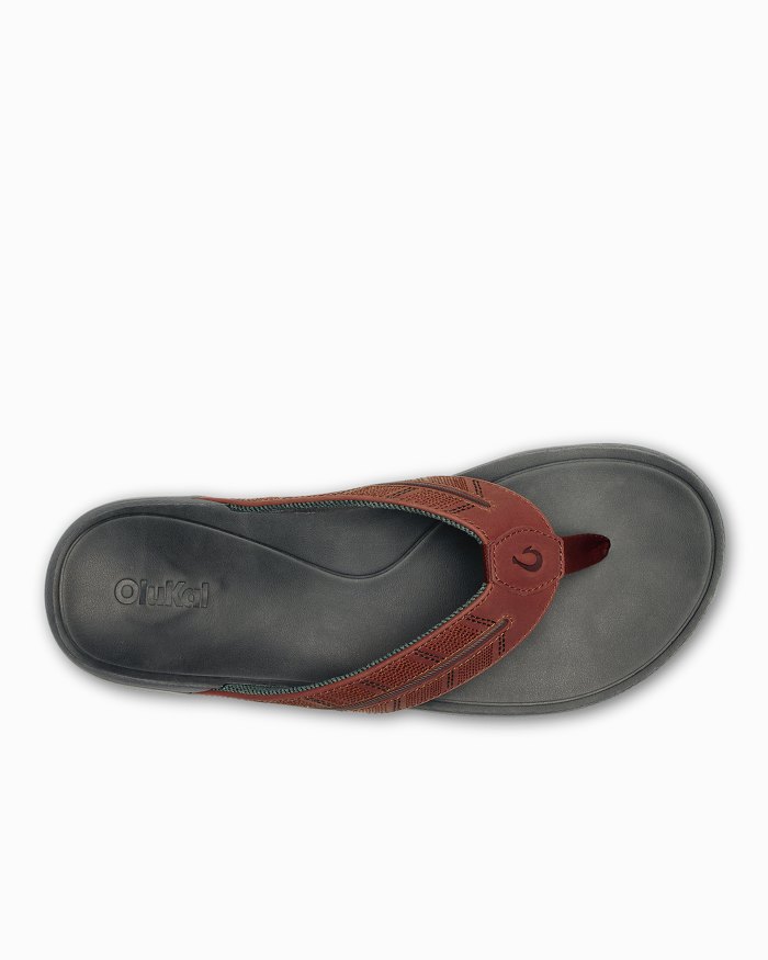 Men's OluKai Tuahine Palm Sandals - Image 2