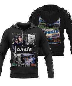 1996 Oasis "Oasis" Album Music Classic White Unisex Jersey Reprint