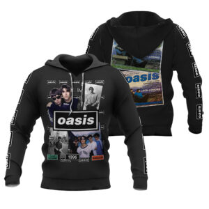 1996 Oasis "Oasis" Album Music Classic White Unisex Jersey Reprint