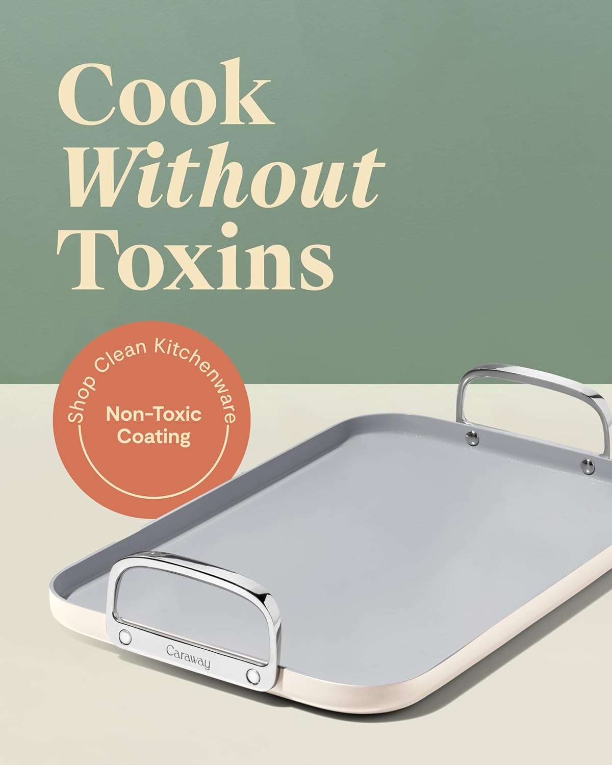 Caraway Home Double Griddle Burner, Cream - Image 3