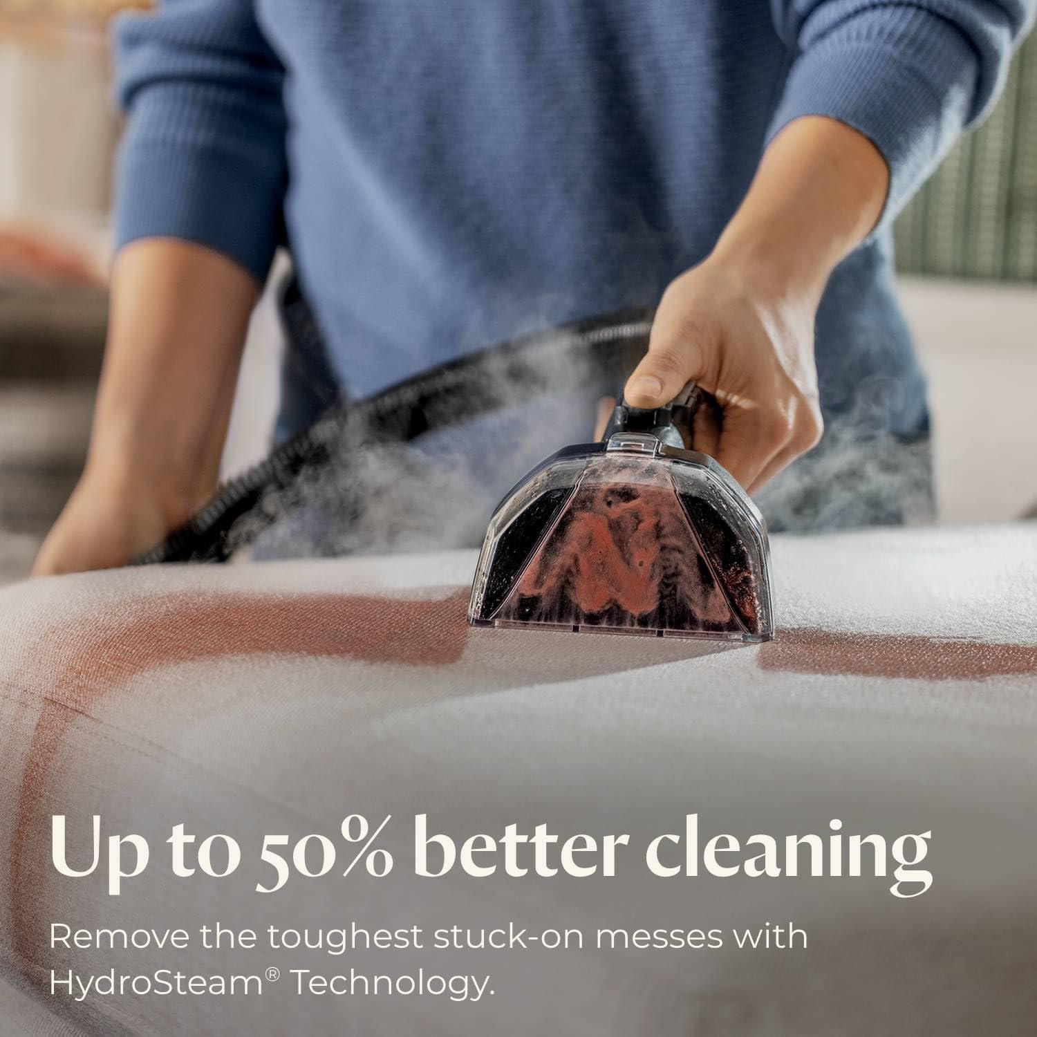 BISSELL Little Green HydroSteam Pet PortableCarpet Cleaner - Image 4