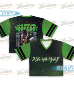 NBA YoungBoy Make America Slime Again Tour 2025 Croptop Football