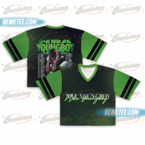 NBA YoungBoy Make America Slime Again Tour 2025 Croptop Football