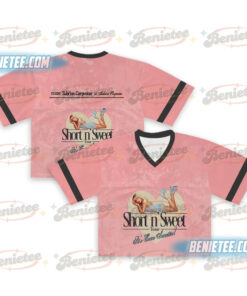 Sabrina Carpenter Graphic Jersey Pop Music Merch Vintage