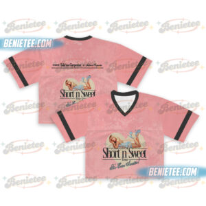 Sabrina Carpenter Graphic Jersey Pop Music Merch Vintage