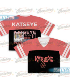 Katseye Merch Touch Illustration Football Croptop