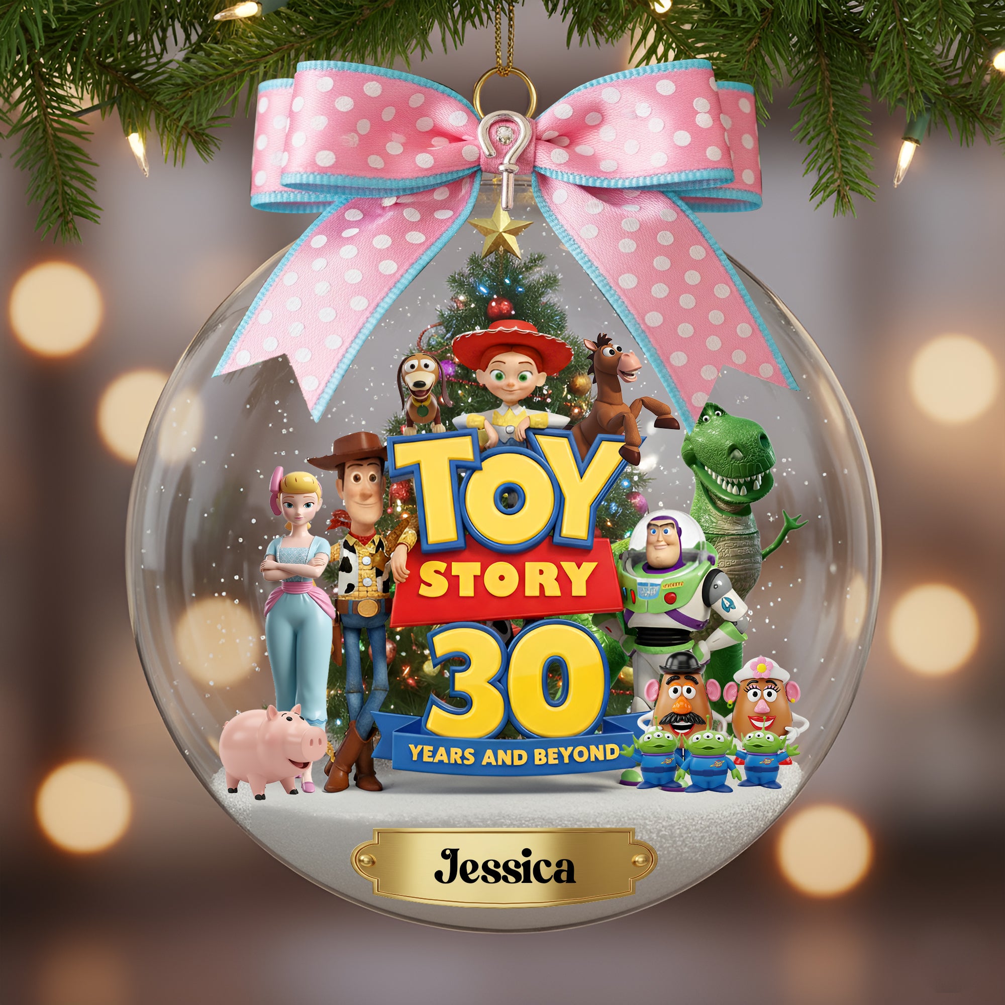 30 Years of Laughter, Love & Beyond Ornament - Personalized Christmas Gifts For Fans 04HYLU290925 - Image 4