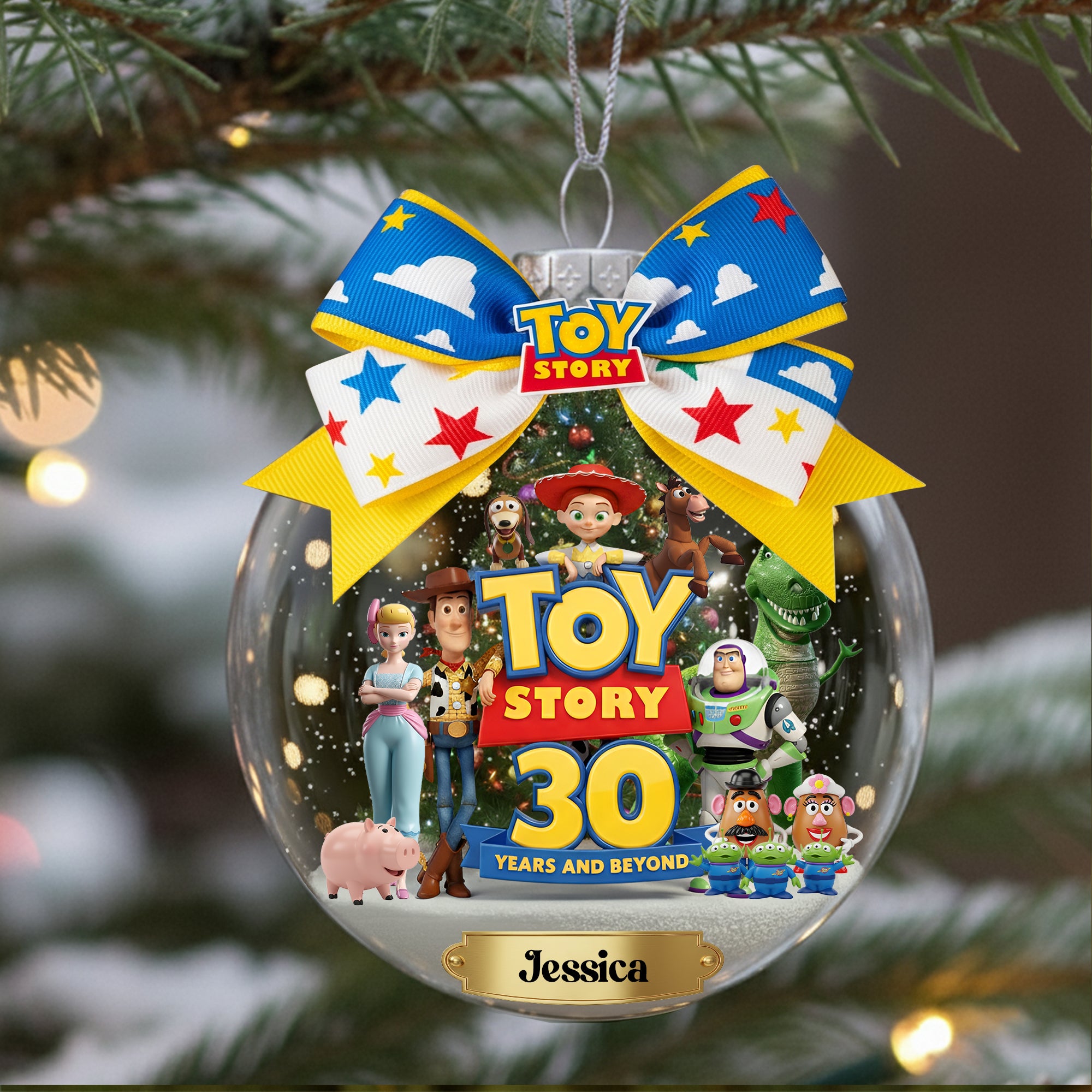 30 Years of Laughter, Love & Beyond Ornament - Personalized Christmas Gifts For Fans 04HYLU290925 - Image 3