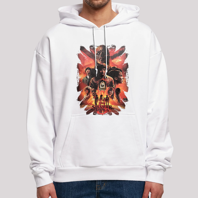 Stranger Things 5 Poster Shirt Stranger Things Characters Sweatshirt Final Season - Image 2